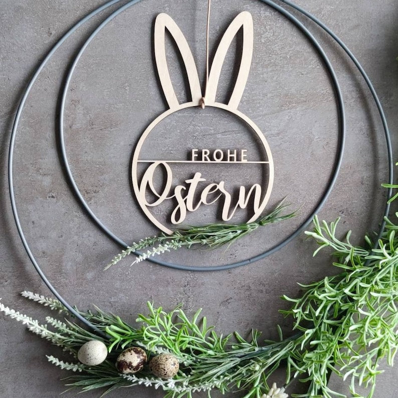 Osterdeko modern Kranz Ostern
