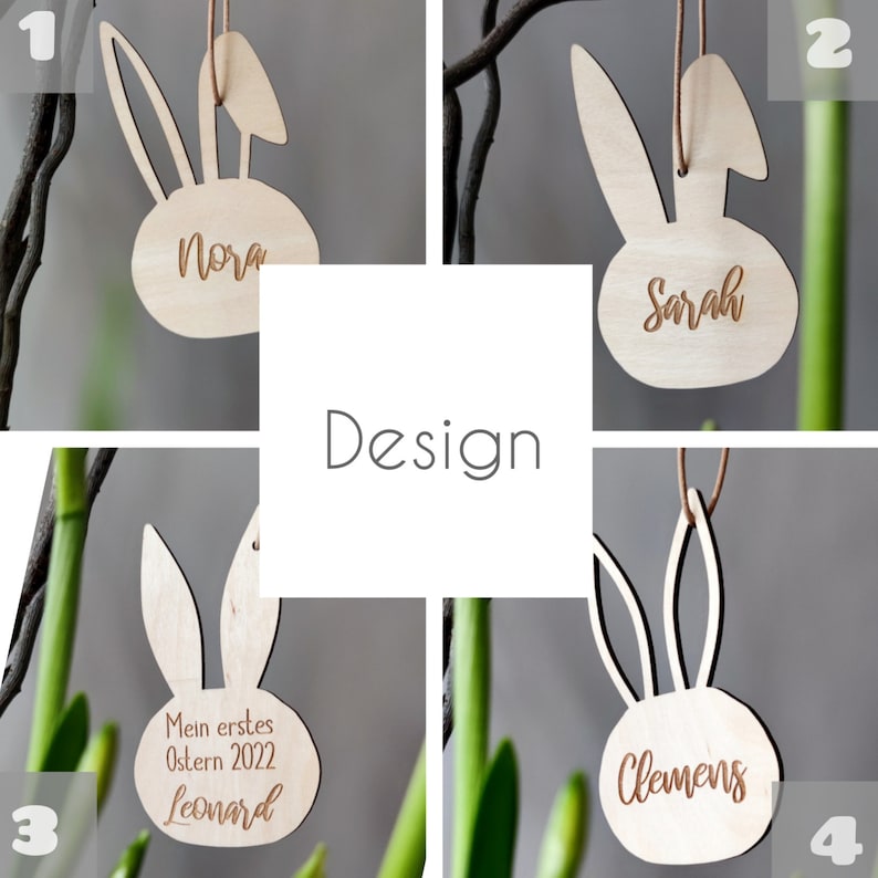 Ostern Anhänger | Osterhase | personalisiert - Personalisierte Geschenke | Geschenkhaltig