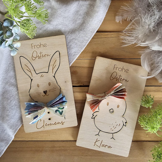 Gelgeschenk Ostern, Ostern Geschenk personalisiert, Osterkarte personalisiert, Ostergeschenk - Personalisierte Geschenke | Geschenkhaltig