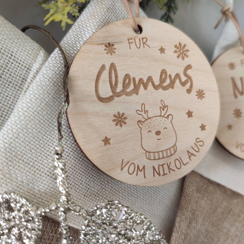 Nikolaussack Anhänger personalisiert - Personalisierte Geschenke | Geschenkhaltig