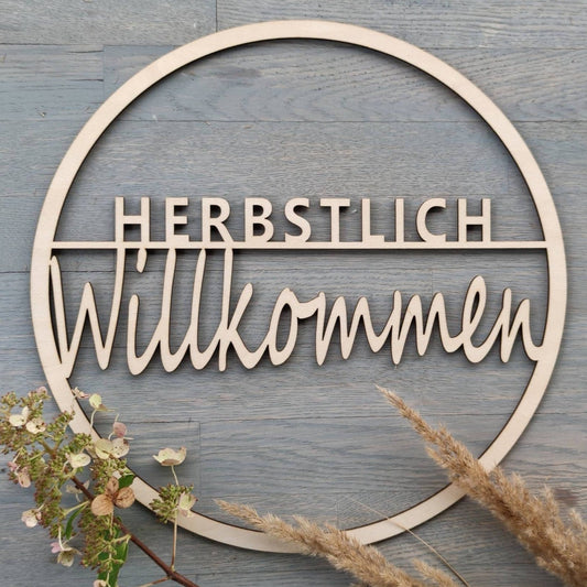 Türkranz Holz modern - Herbst