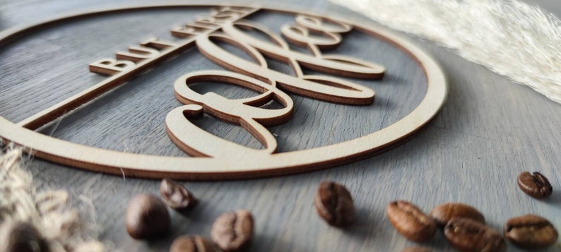 But first coffee | Deko Küche - Geschenkhaltig | personalisierte Geschenke