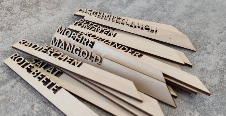 Pflanzenstecker | Kräuterstecker - Geschenkhaltig | personalisierte Geschenke