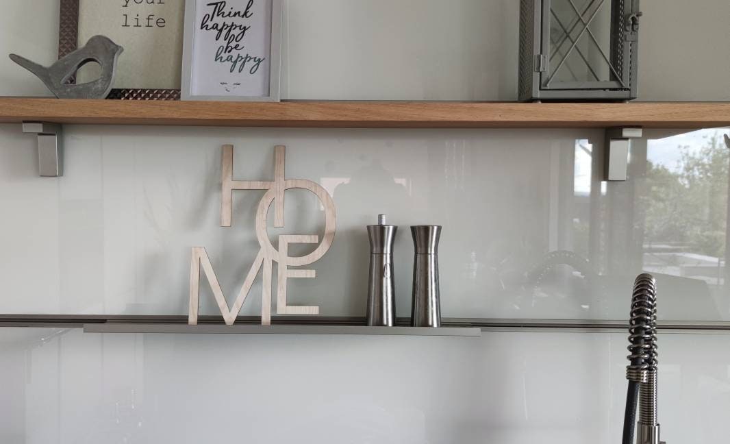 HOME | Schriftzug Holz - Geschenkhaltig | personalisierte Geschenke