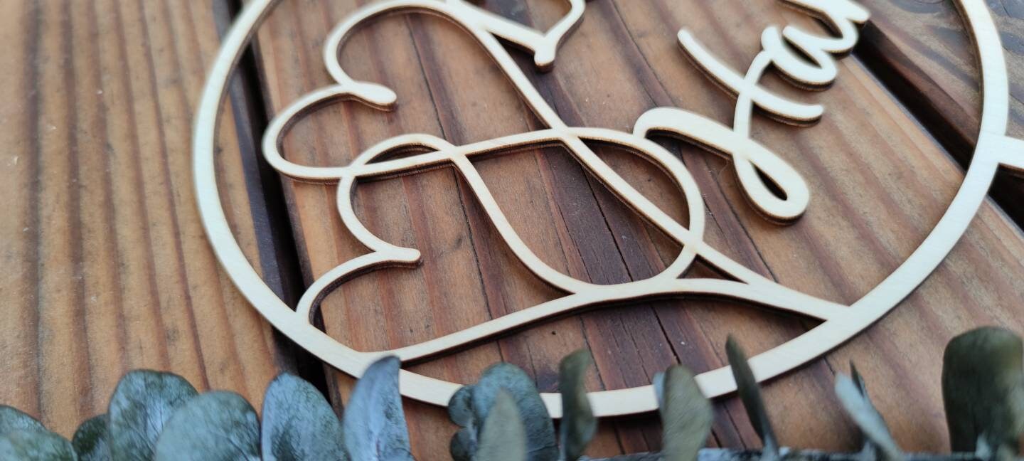 Caketopper Hochzeit | personalisiert | Loop mit Herz - Geschenkhaltig | personalisierte Geschenke
