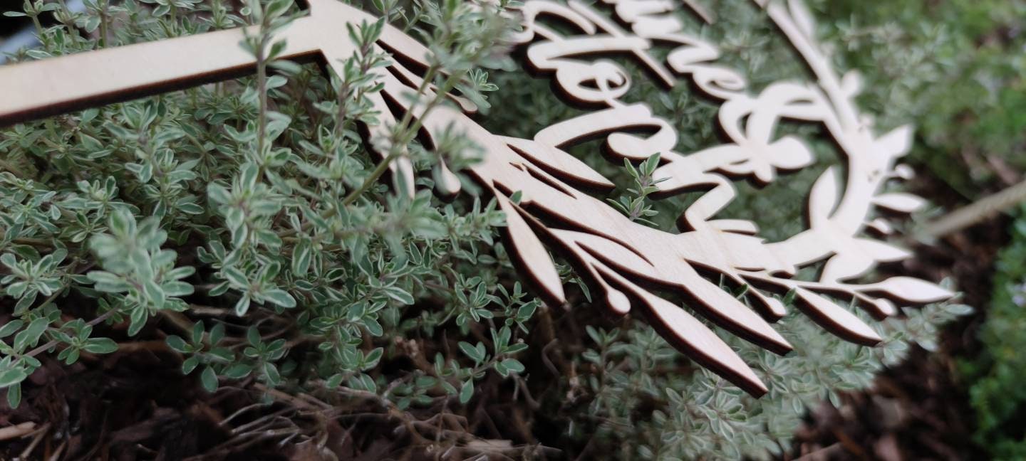 Caketopper Hochzeit personalisiert | Zweige - Geschenkhaltig | personalisierte Geschenke