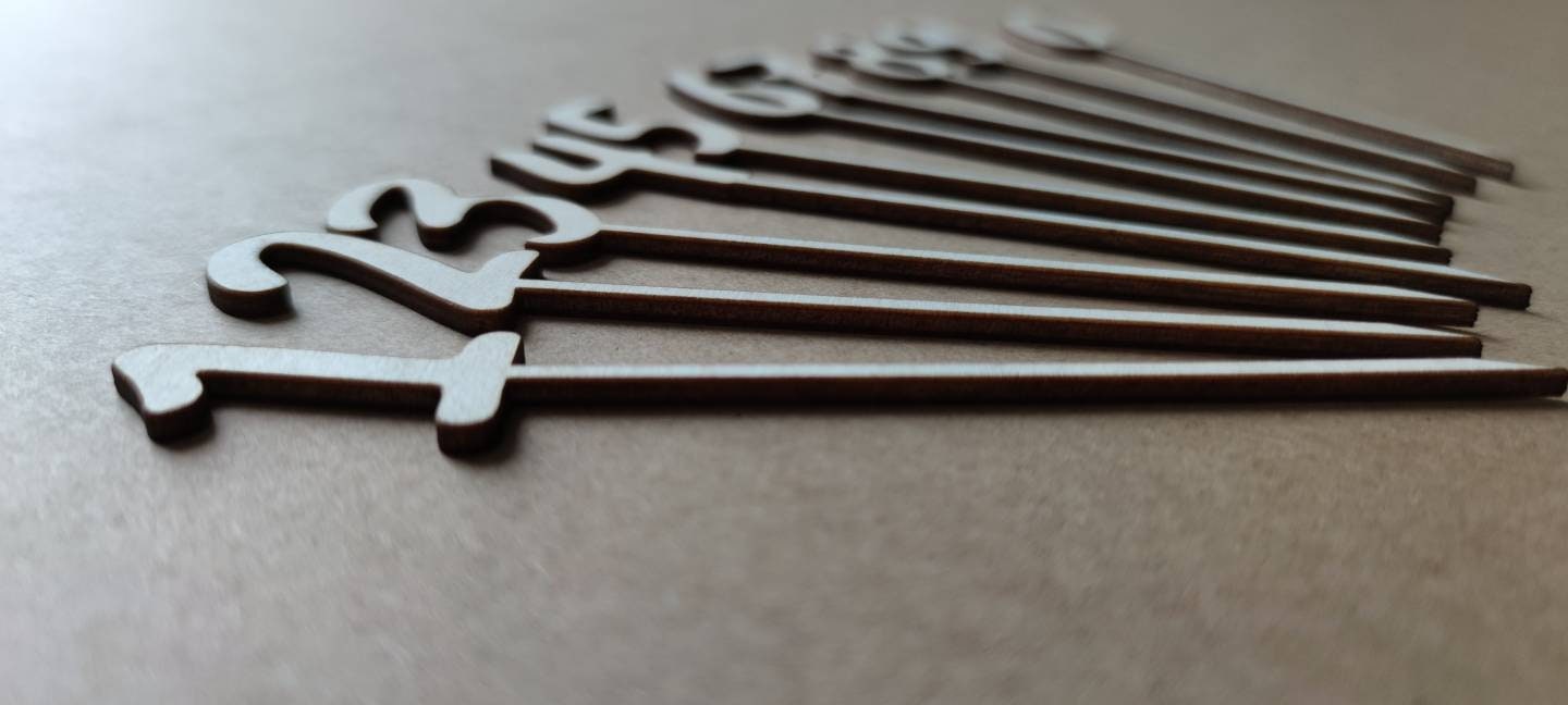 Caketopper Zahlen Set 0-9 - Geschenkhaltig | personalisierte Geschenke