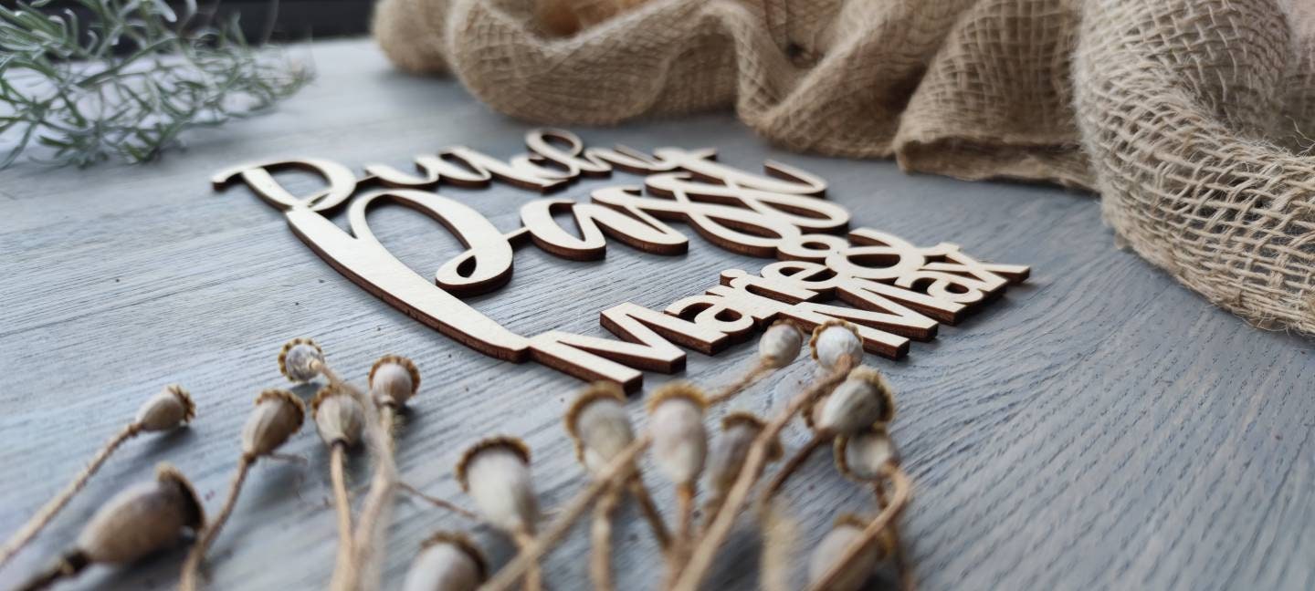 Du Ich Passt | personalisiert | Schriftzug Holz - Geschenkhaltig | personalisierte Geschenke