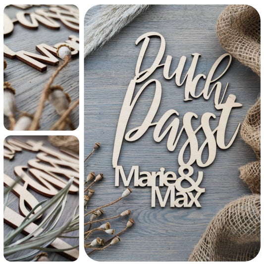 Hochzeitgeschenk Spruch mit Namen