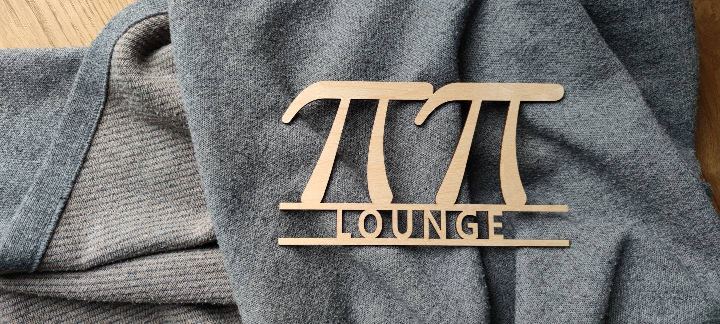Türschild Gästeklo | Schriftzug Pipi Lounge - Geschenkhaltig | personalisierte Geschenke