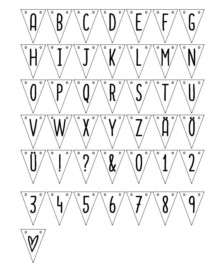 Wimpelkette Kuchen | Caketopper Wimpel - Geschenkhaltig | personalisierte Geschenke