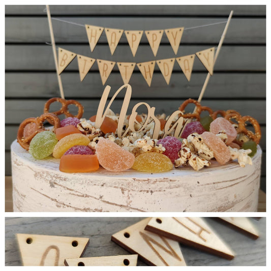 Wimpelkette Kuchen personalisiert