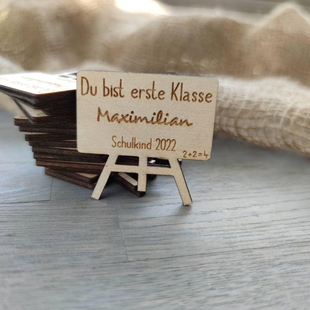 Streudeko Einschulung | Tischdeko Schulkind - Geschenkhaltig | personalisierte Geschenke