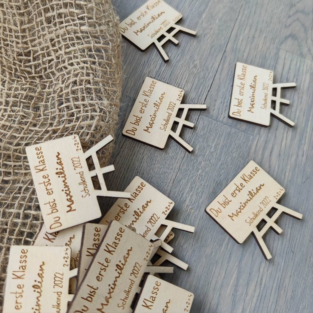 Streudeko Einschulung | Tischdeko Schulkind - Geschenkhaltig | personalisierte Geschenke