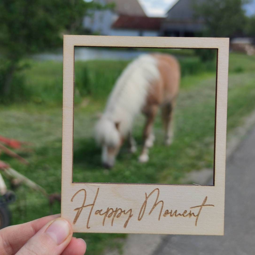Fotorahmen personalisiert | Polaroid - Geschenkhaltig | personalisierte Geschenke