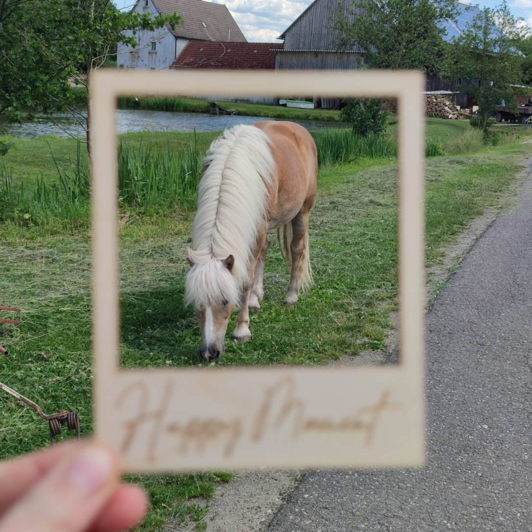 Fotorahmen personalisiert | Polaroid - Geschenkhaltig | personalisierte Geschenke