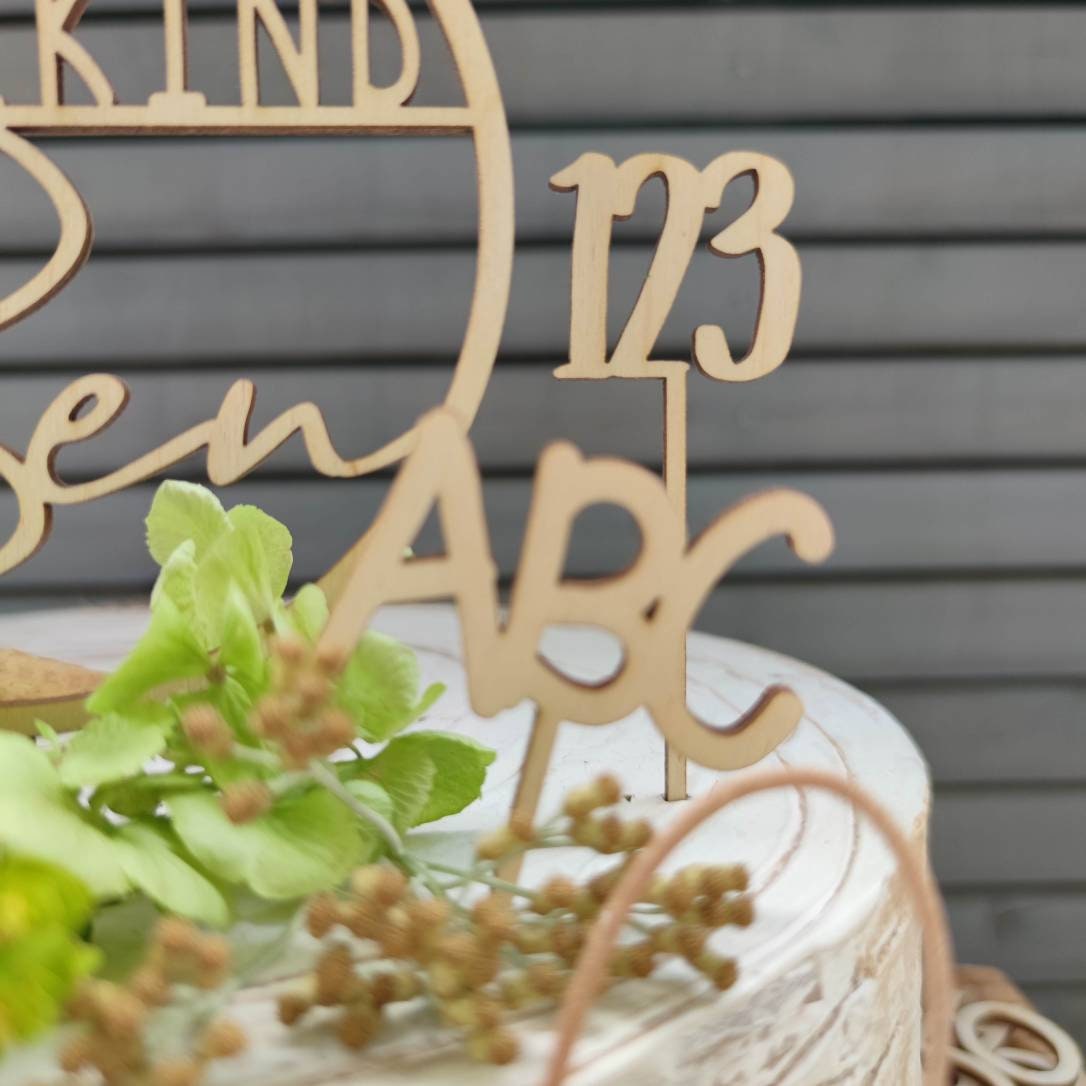Einschulung Dekoset 7 teilig - Geschenkhaltig | personalisierte Geschenke