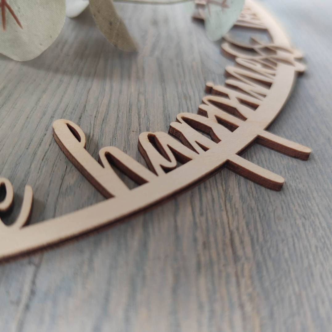 Spiegelspruch | Deko Spiegel rund - Geschenkhaltig | personalisierte Geschenke