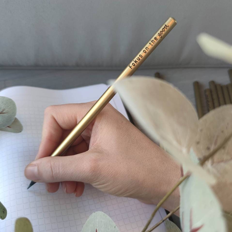 Bleistift mit Gravur | Gastgeschenk - Personalisierte Geschenke | Geschenkhaltig