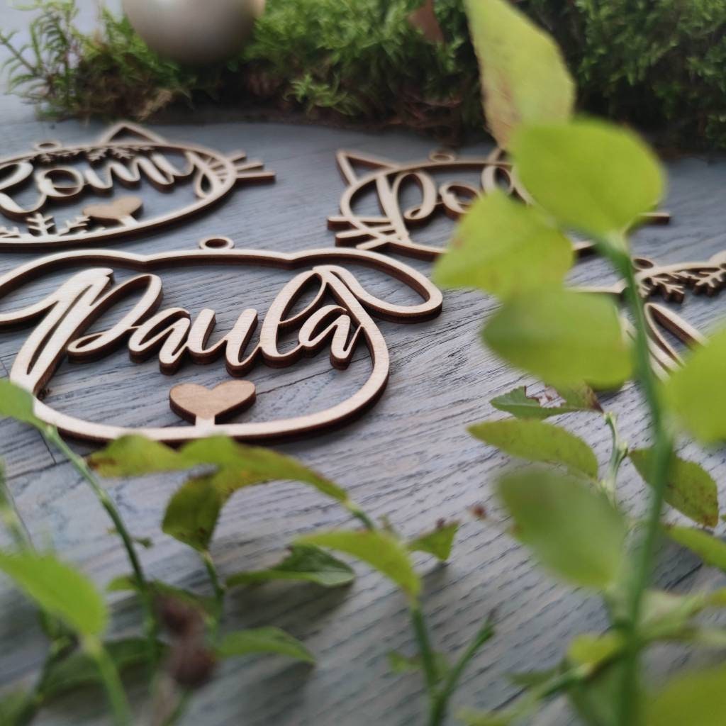 Weihnachtskugel Tiere | Katze und Hund - Personalisierte Geschenke | Geschenkhaltig