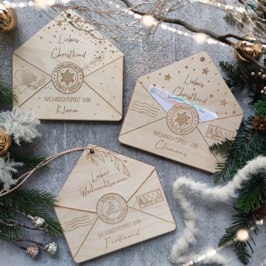 Wunschzettel | Weihnachtsbrief personalisiert - Personalisierte Geschenke | Geschenkhaltig