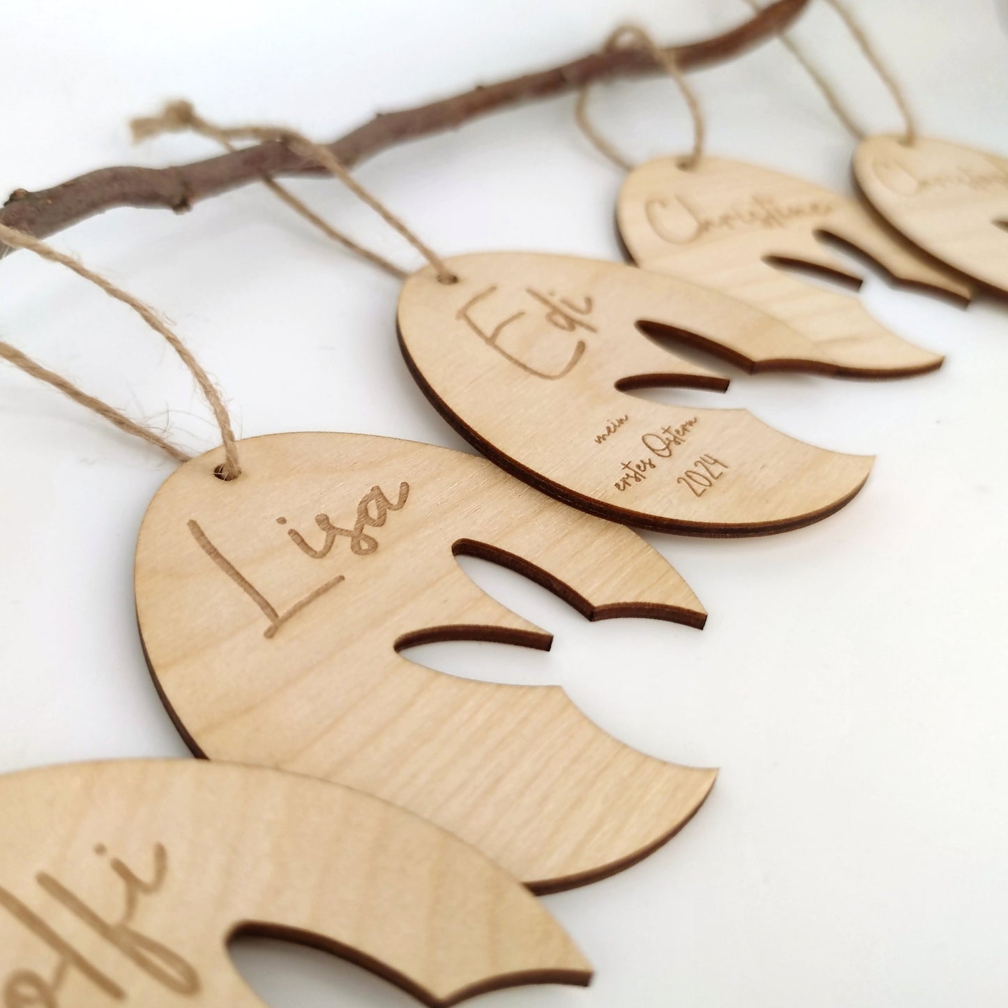 Osterei personalisiert, Anhänger Ostern mit Name, Osterdeko modern - Personalisierte Geschenke | Geschenkhaltig