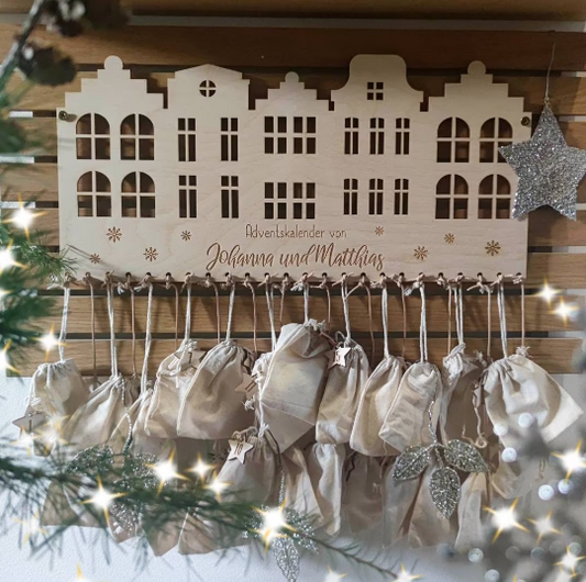 Adventskalender Holz