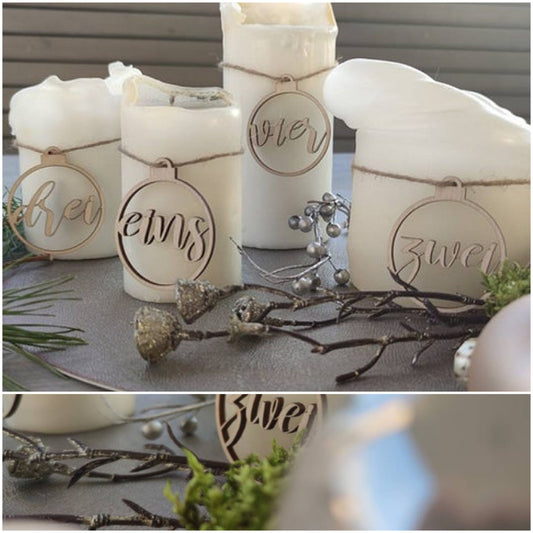 Adventskranz Anhänger