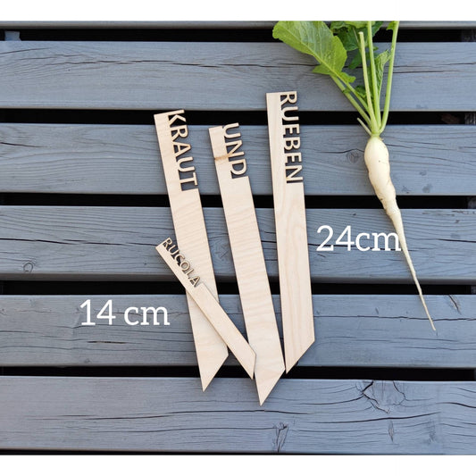 Pflanzenstecker Holz modern