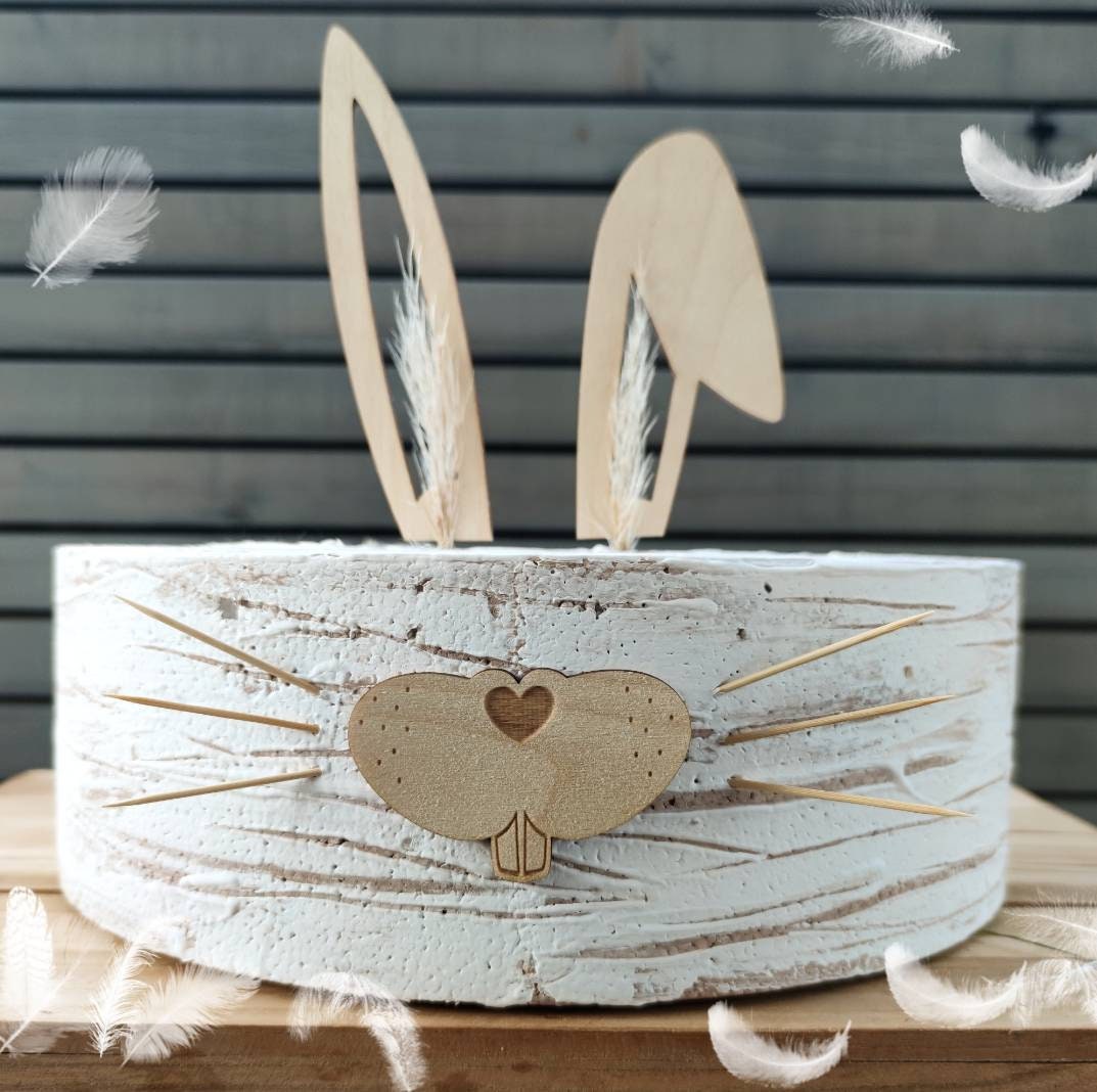 Ostern Caketopper Hase mit Ohren