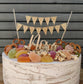 Wimpelkette Kuchen | Caketopper Wimpel - Geschenkhaltig | personalisierte Geschenke