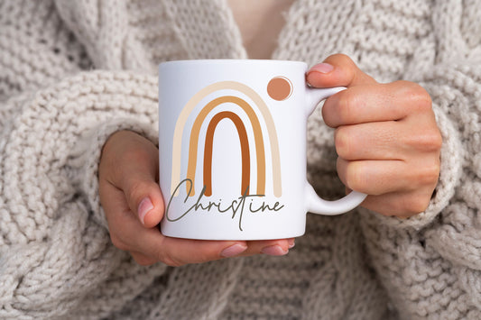 Personalisierte Tasse mit Spruch | Kaffeetasse mit Namen und Wunschtext - Personalisierte Geschenke | Geschenkhaltig